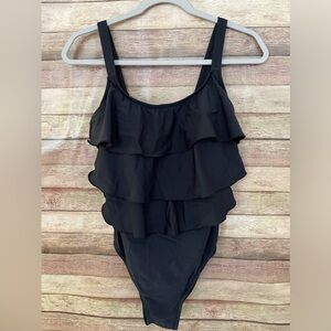 Shore Shapes Women’s Swimsuit One Piece Bathing Suit Black Plus Size 18